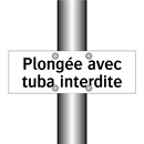 Plongée avec tuba interdite