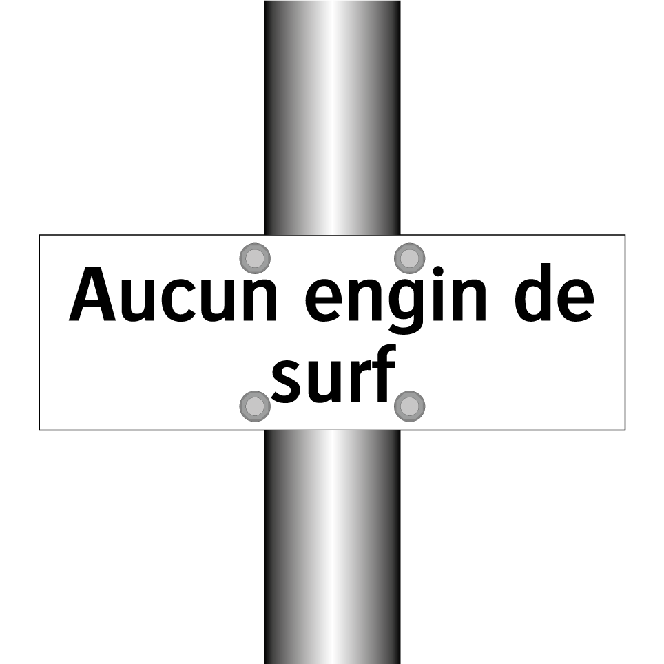 Aucun engin de surf