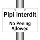 Pipi interdit - No Peeing Allowed