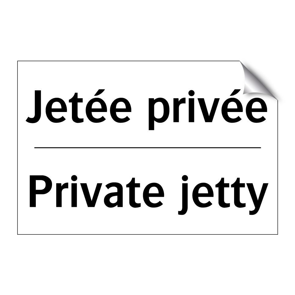 Jetée privée - Private jetty