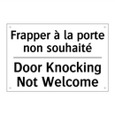 Frapper à la porte non souhaité /.../ - Door Knocking Not Welcome