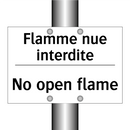 Flamme nue interdite - No open flame
