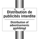 Distribution de publicités interdite /.../ - Distribution of advertisements  /.../