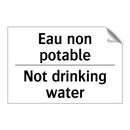Eau non potable - Not drinking water