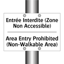 Entrée Interdite (Zone Non Accessible) /.../ - Area Entry Prohibited (Non-Walkable  /.../