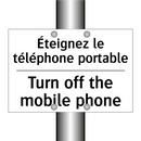 Éteignez le téléphone portable - Turn off the mobile phone