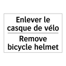 Enlever le casque de vélo - Remove bicycle helmet