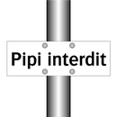 Pipi interdit