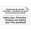 Équipement de sécurité : Pesticides  /.../ - Safety Gear: Pesticides - Smoking  /.../