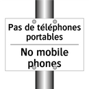 Pas de téléphones portables - No mobile phones