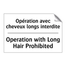 Opération avec cheveux longs interdite /.../ - Operation with Long Hair Prohibited /.../