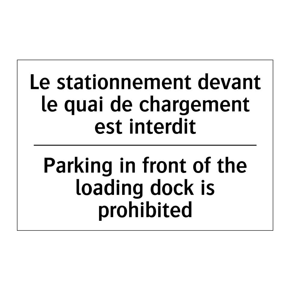 Le stationnement devant le quai /.../ - Parking in front of the loading /.../