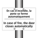 En cas d'incendie, la porte se  /.../ - In case of fire, the door closes  /.../