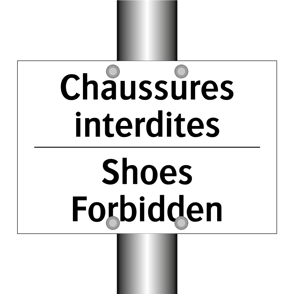 Chaussures interdites - Shoes Forbidden