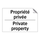 Propriété privée - Private property