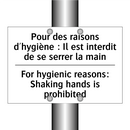 Pour des raisons d'hygiène : Il  /.../ - For hygienic reasons: Shaking  /.../