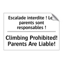 Escalade interdite ! Les parents  /.../ - Climbing Prohibited! Parents Are  /.../