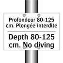 Profondeur 80-125 cm. Plongée  /.../ - Depth 80-125 cm. No diving