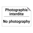 Photographie interdite - No photography