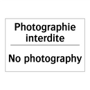Photographie interdite - No photography