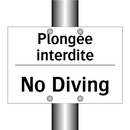 Plongée interdite - No Diving