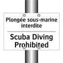 Plongée sous-marine interdite - Scuba Diving Prohibited