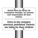 Entrée dans les locaux de l'entreprise  /.../ - Entry to the company premises  /.../