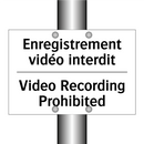 Enregistrement vidéo interdit - Video Recording Prohibited