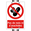 Pas de noix ni d'arachides