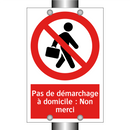 Pas de démarchage à domicile : Non merci