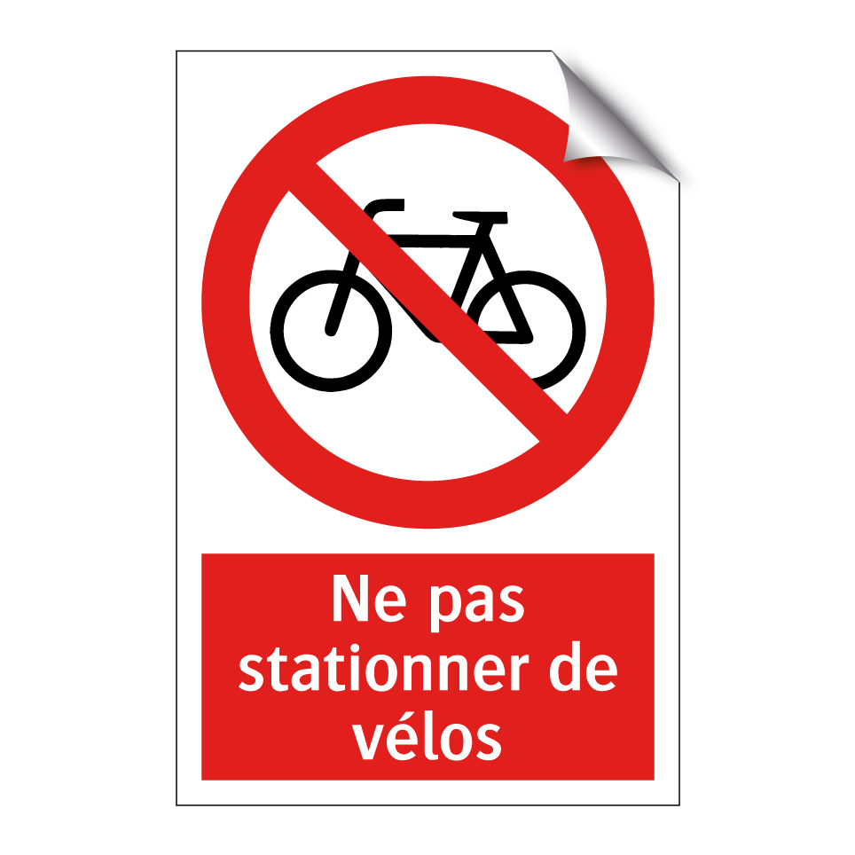 Ne pas stationner de vélos