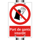 Port de gants interdit