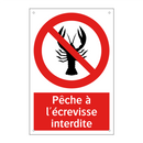 Pêche à l'écrevisse interdite