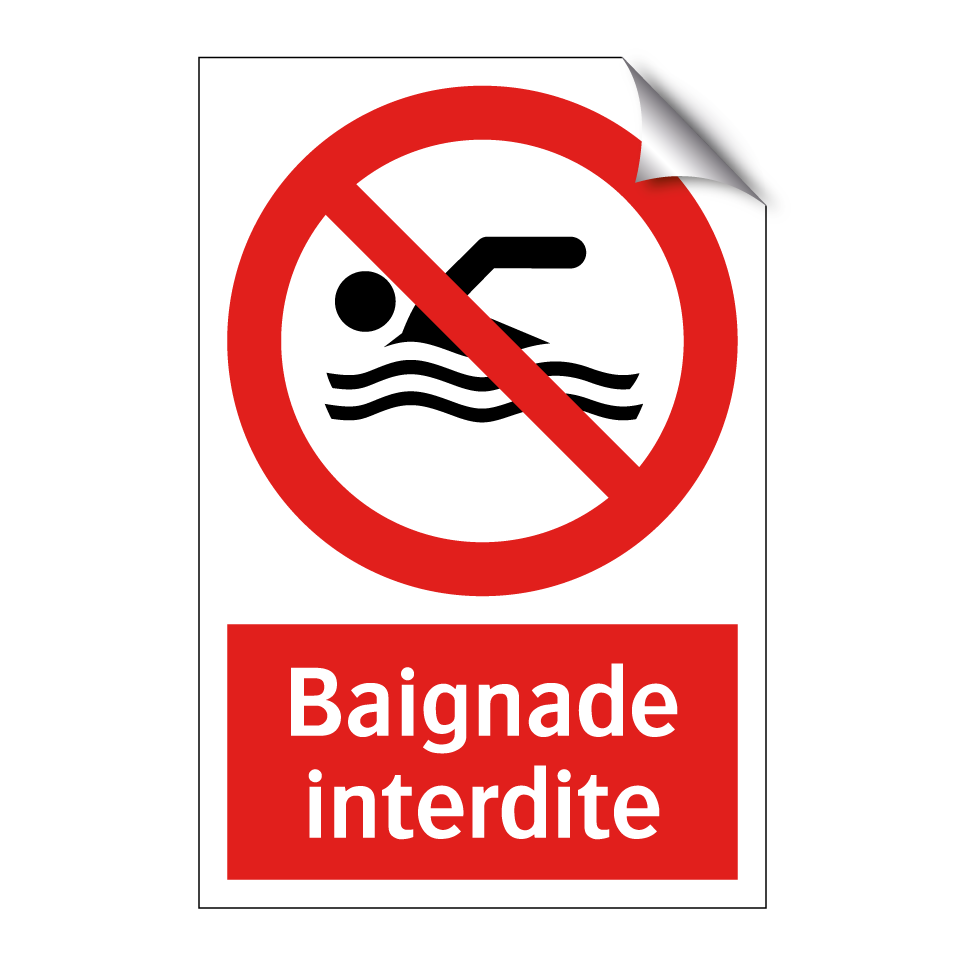 Baignade interdite