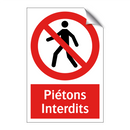 Piétons Interdits