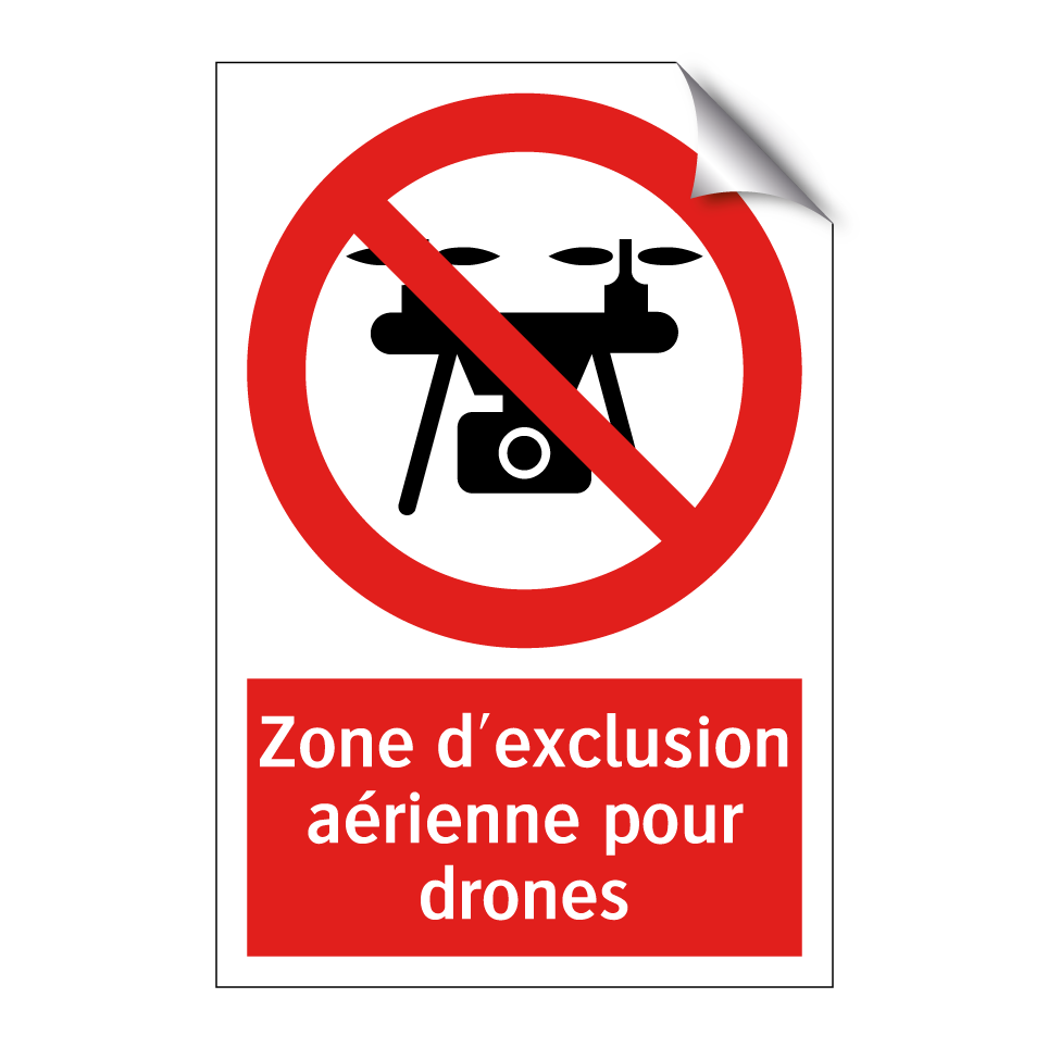 Zone d'exclusion aérienne pour drones