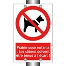 Prairie pour enfants : Les chiens doivent être tenus à l'écart !