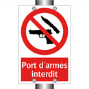 Port d'armes interdit