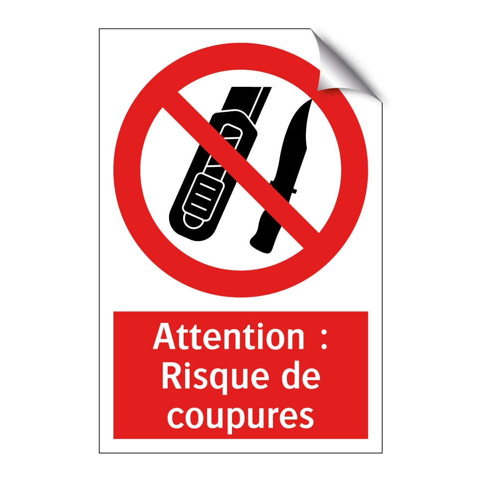 Attention : Risque de coupures