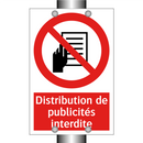 Distribution de publicités interdite