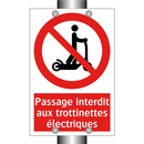 Passage interdit aux trottinettes électriques