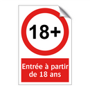 Entrée à partir de 18 ans
