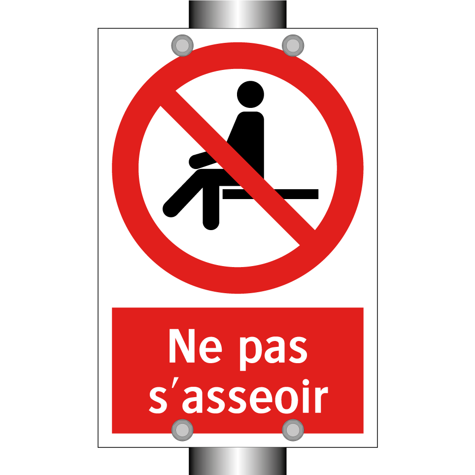 Ne pas s'asseoir