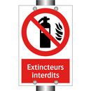 Extincteurs interdits