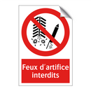 Feux d'artifice interdits