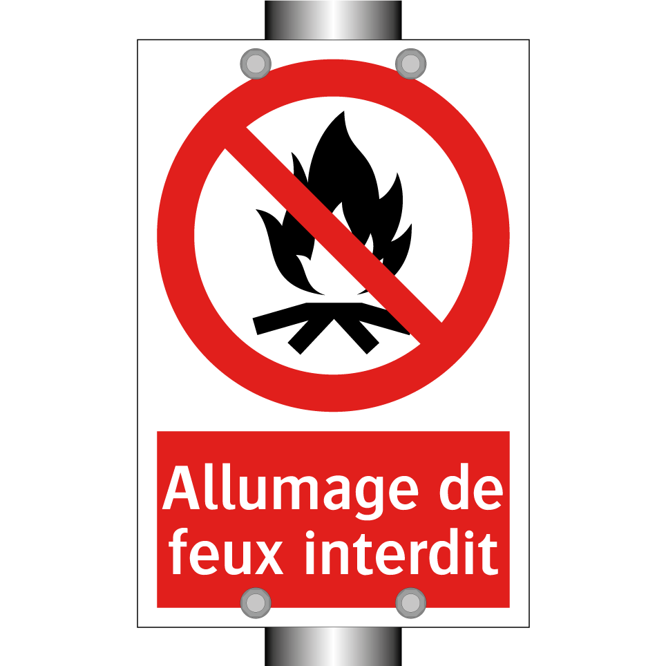 Allumage de feux interdit