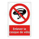 Enlever le casque de vélo