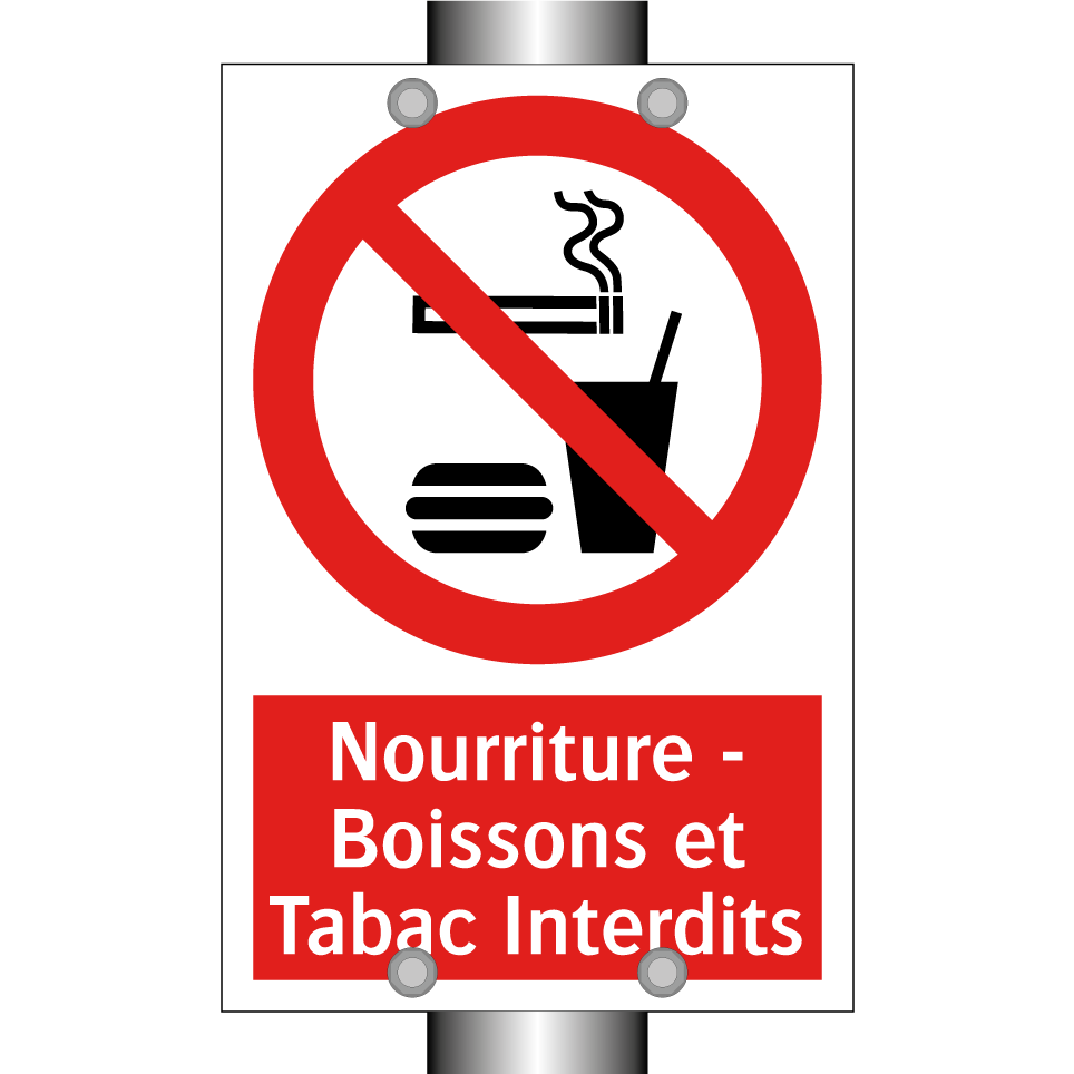 Nourriture - Boissons et Tabac Interdits