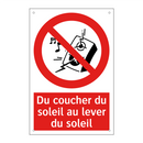 Du coucher du soleil au lever du soleil