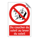 Du coucher du soleil au lever du soleil